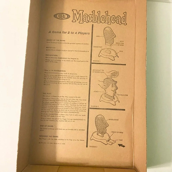 Vintage 1969 Marblehead Board Game Ideal Marble Landslide in Original Box - Picture 5 of 16